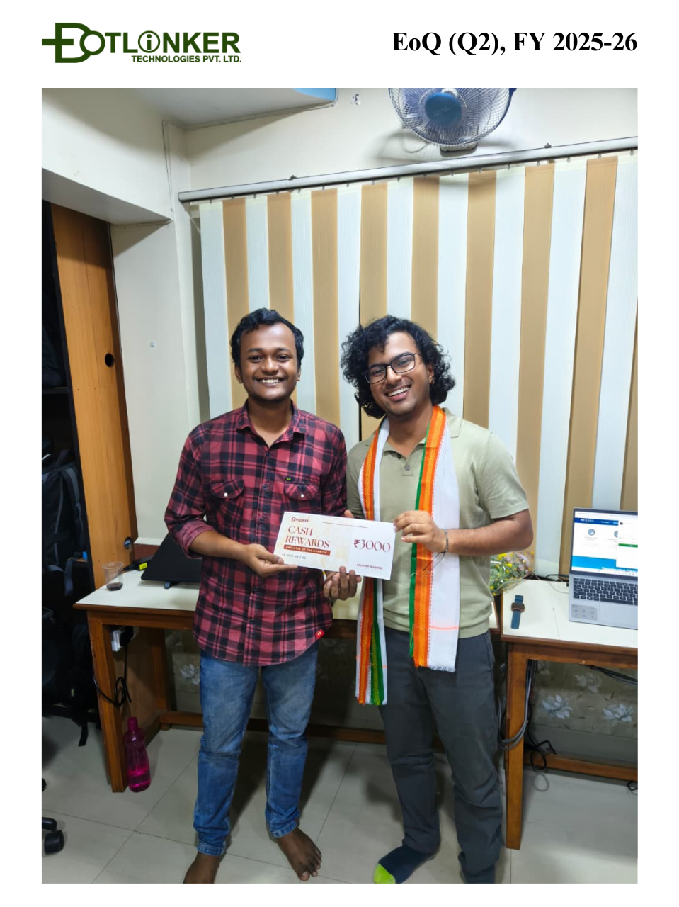DotLinker Employee of the Quarter Q2, FY 2025-26